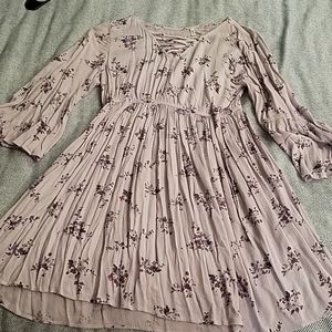 Comfortable soft purple dress